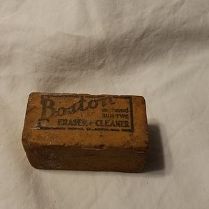 Vintage eraser and cleaner from Boston